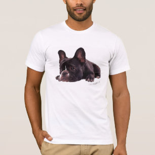 Franse stier T-shirt-dubbelzijdig met gedurfde ras T-shirt