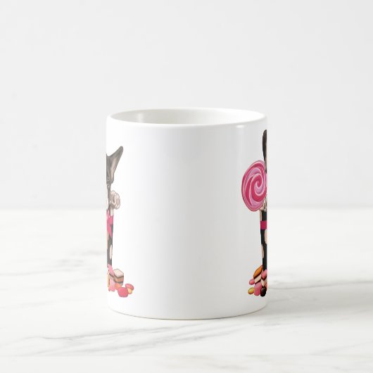 Franse stierenhond en Snoep Koffiemok (Center)