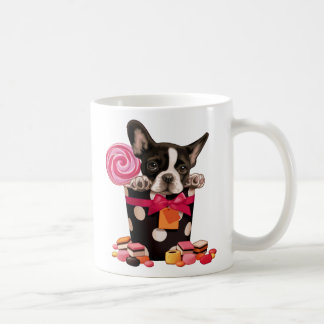 Franse stierenhond en Snoep Koffiemok