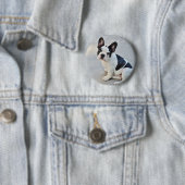 franse stierenhond ronde button 5,7 cm (In situ)