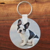franse stierenhond sleutelhanger (Voorkant)
