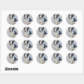franse stierenhond sticker (Vel)