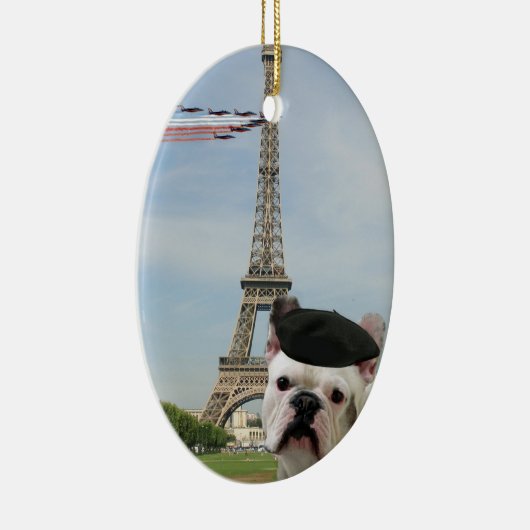 Franse stierenhondenversiering keramisch ornament (Rechts)