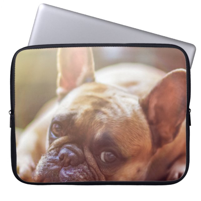 franse stierenlegger laptop sleeve (Voorkant)