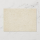  Franse stijl bruiloft accommodaties Informatiekaartje (Achterkant)