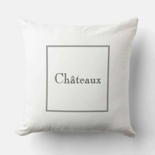 Franse stijl Chateaux kussen (Voorkant)