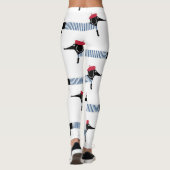 Franse stijl hond, cartoon. leggings (Achterkant)
