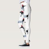 Franse stijl hond, cartoon. leggings (Links)