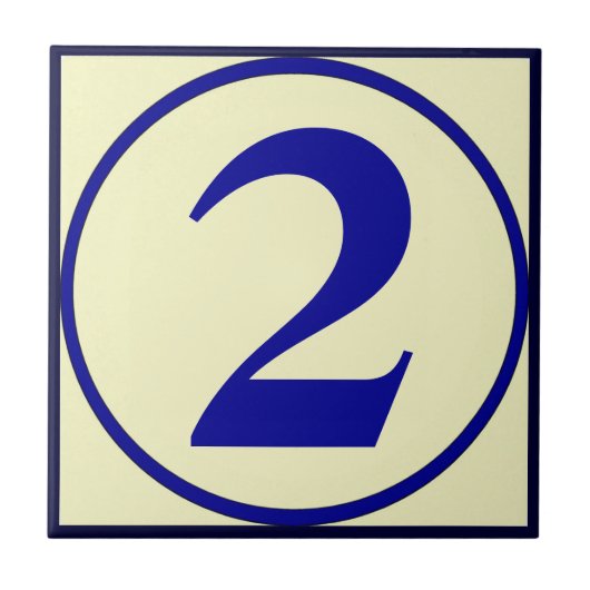 Franse stijl huisnummers personaliseren nummer tegeltje (Voorkant)