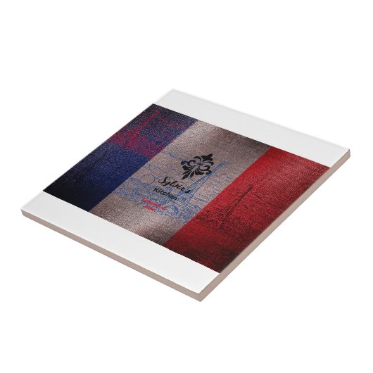 Franse stijl tegeltje (Zijkant)