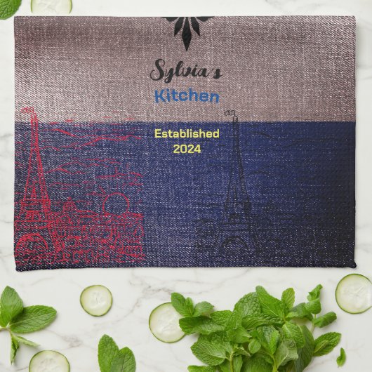 Franse stijl theedoek (Gevouwen)