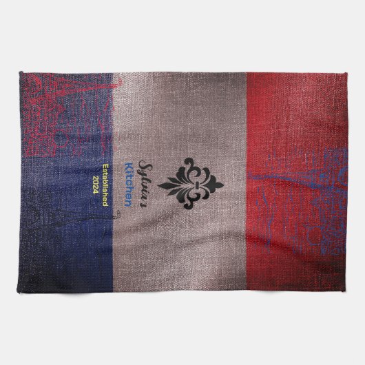 Franse stijl theedoek (Horizontaal)