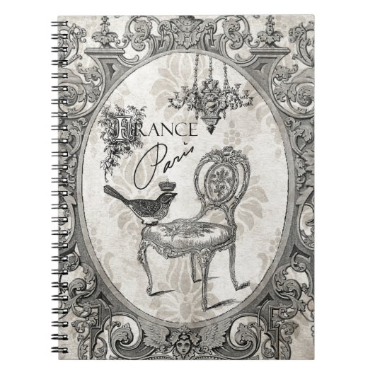  Franse stoel notitieboek (Voorkant)