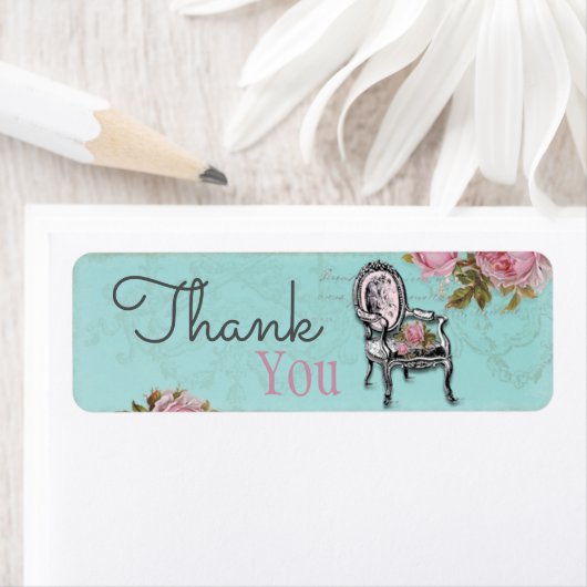 Franse stoel op Aqua Label (Insitu)