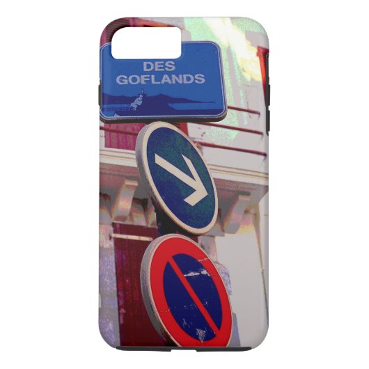 Franse straatsignalering Case-Mate iPhone case (Achterkant)