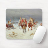 Franse strijdkrachten over de Berezina Muismat (Met muis)