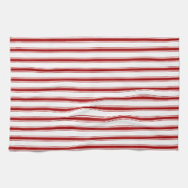  Franse stripper Red White Theedoek