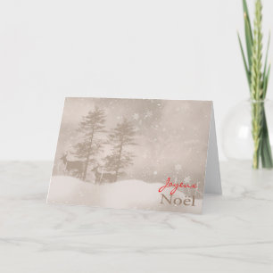 Franse taal Prettige feestdagen stijlvol kerstfees