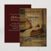 franse taart paris eiffel tower - verjaardag kaart (Voorkant / Achterkant)