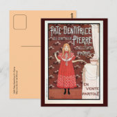 -Franse tandpasta voor Belle Briefkaart (Voorkant / Achterkant)