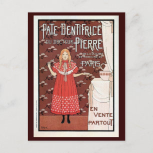 -Franse tandpasta voor Belle Briefkaart