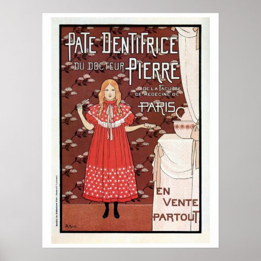 -Franse tandpasta voor Belle Poster (Voorkant)