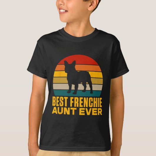 franse tante ooit franchie tante t-shirt (Voorkant)