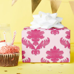 Franse Tapijt Magenta en Zacht Roze Cadeaupapier