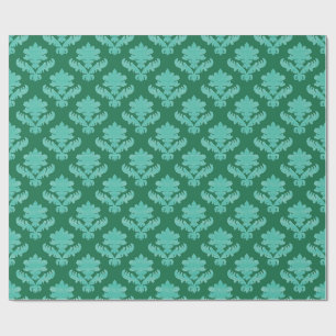 Franse Tapijt Mintgroen  Cadeaupapier