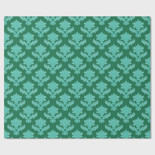 Franse Tapijt Mintgroen  Cadeaupapier (Vlak)