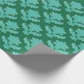 Franse Tapijt Mintgroen  Cadeaupapier (Hoek)