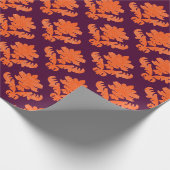 Franse Tapijt Oranje Bourgondië Cadeaupapier (Hoek)