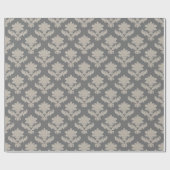 Franse Tapijt Taupe op Grijs Cadeaupapier (Vlak)