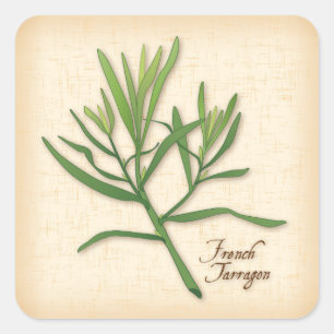 Franse Tarragon Herb Stickers
