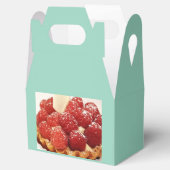 Franse Tarte aux Framboise-voorkeursboxen Bedankdoosjes (Geopend)
