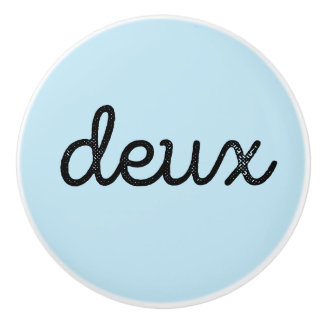 Franse telknop 2 keramische knop