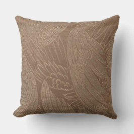  Franse textielstof - Tan Gold Cushion Kussen
