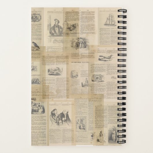 -Franse Thaise Grunge Notitieboek (Achterkant)