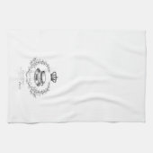 Franse theekopje keukenhanddoek (Horizontaal)