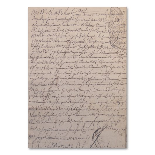  Franse theepot Place Card Kaart (Achterkant)