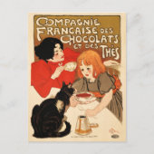 Franse theeproducent Adverteren Theophile Steinlen Briefkaart (Voorkant)