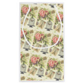 Franse thema  Paris Gift Bag Klein Cadeauzakje (Achterkant)