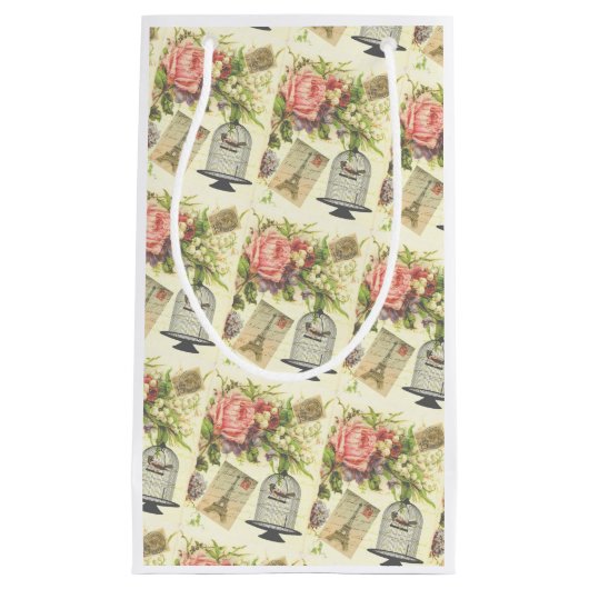 Franse thema  Paris Gift Bag Klein Cadeauzakje (Voorkant)