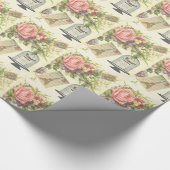 Franse Thema Vintage Paris Inpakpapier (Hoek)