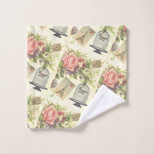 Franse  Theme Paris Bathroom Towel Set Bad Handdoek (Wasdoekje)