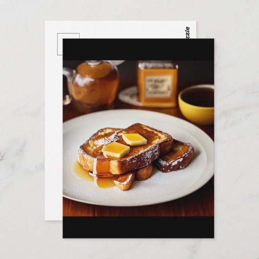 Franse toast! briefkaart (Voorkant / Achterkant)