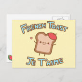 Franse Toast Briefkaart (Voorkant / Achterkant)
