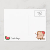 Franse Toast Briefkaart (Achterkant)