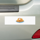 Franse Toast Bumpersticker (Op auto)