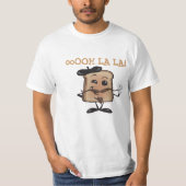 Franse Toast cartoon Bastille Day T-shirt (Voorkant)